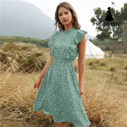 WoMeN SuMMer CHiffoN LoNG Dress Maxi Dresses Light Green / L