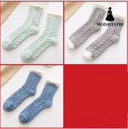 Women Thermal Fluffy Socks Autumn Winter Warm Socks Combination1 / 3pairs