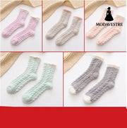 Women Thermal Fluffy Socks Autumn Winter Warm Socks Combination10 / 5pairs