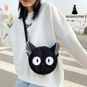 Women’s Bag Autumn/Winter New Cute Doll Women’s Shoulder Bag Fashionable and Stylish Crossbody Plush Small Round Bag