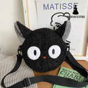 Women’s Bag Autumn/Winter New Cute Doll Women’s Shoulder Bag Fashionable and Stylish Crossbody Plush Small Round Bag