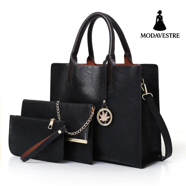 Women’’s Bagwomen Handbag Shoulder Bag Handbag Ladies Fashion Mother-and-child Bag Black
