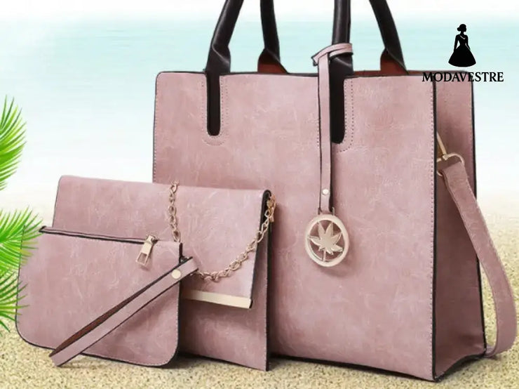 Women’’s Bagwomen Handbag Shoulder Bag Handbag Ladies Fashion Mother-and-child Bag Pink