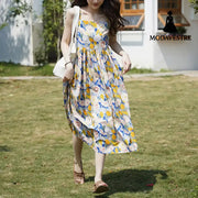 Women’s Fashion Retro Casual Printed Dresses