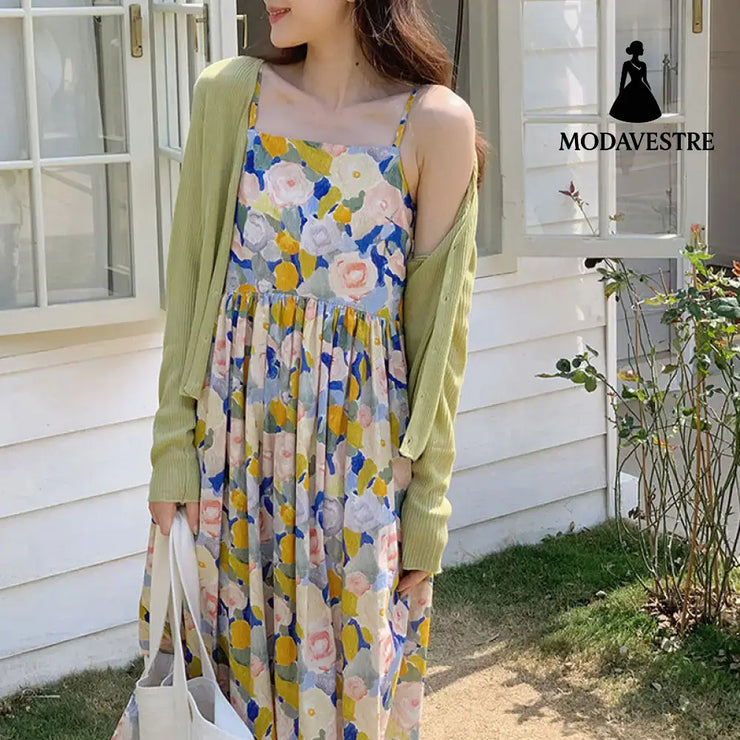 Women’s Fashion Retro Casual Printed Dresses