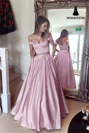 Women’s Fashion Solid Color Party Dresses Pink / 2XL