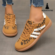 Women’s Plus Size German Training Shoes Sneaker Leopard Print / 36